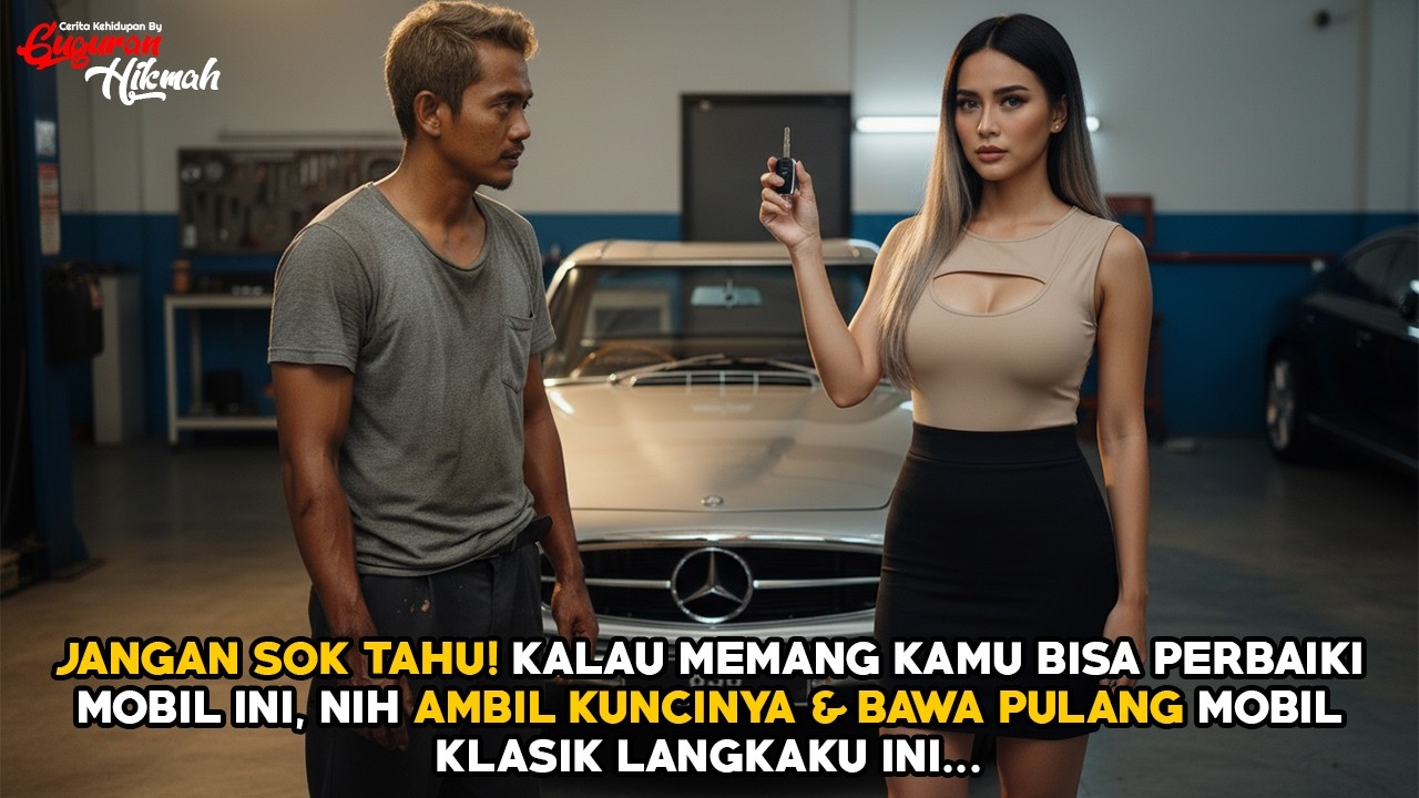 Kalau Kamu Bisa Perbaiki Mesin Ini Tanpa Alat, Aku Serahkan Kuncinya Sekarang Juga