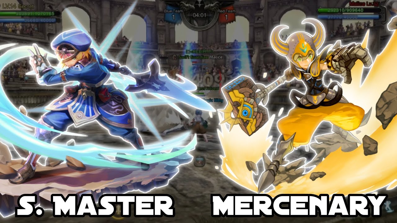 Warrior [Sword Master & Mercenary] PVP Gameplay Dragon Nest Rebirth of Legend