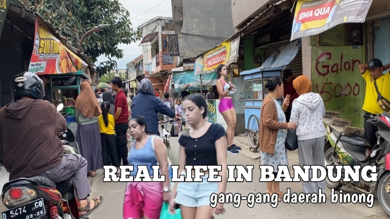 Walking Tour Gang Binong Bandung | Suasana Kampung Kota yang Asli