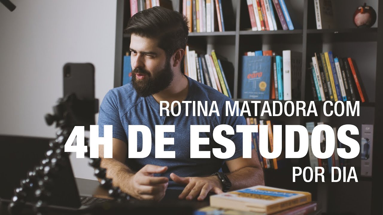 [Material de curso] Rotina matadora com 4 horas de estudos por dia | Fernando Mesquita