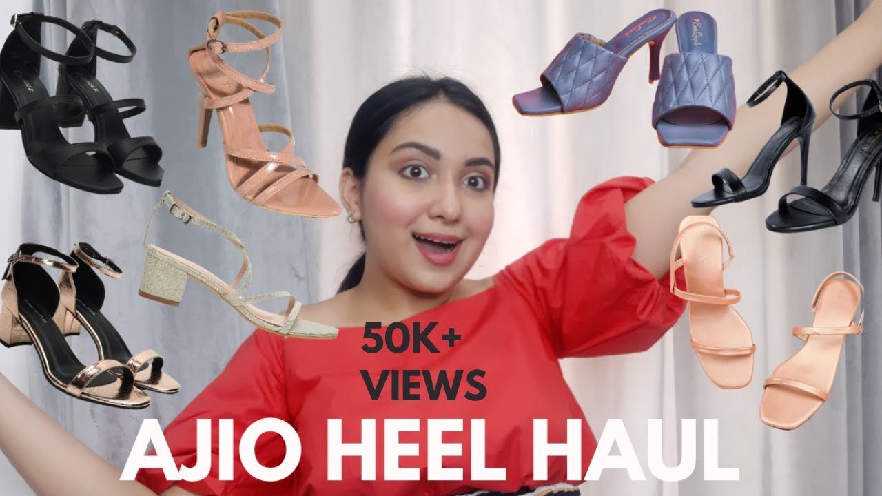 HUGE AJIO HEEL HAUL Starting from Rs 549 and under Rs 899 | ISHA VINOD JAIN