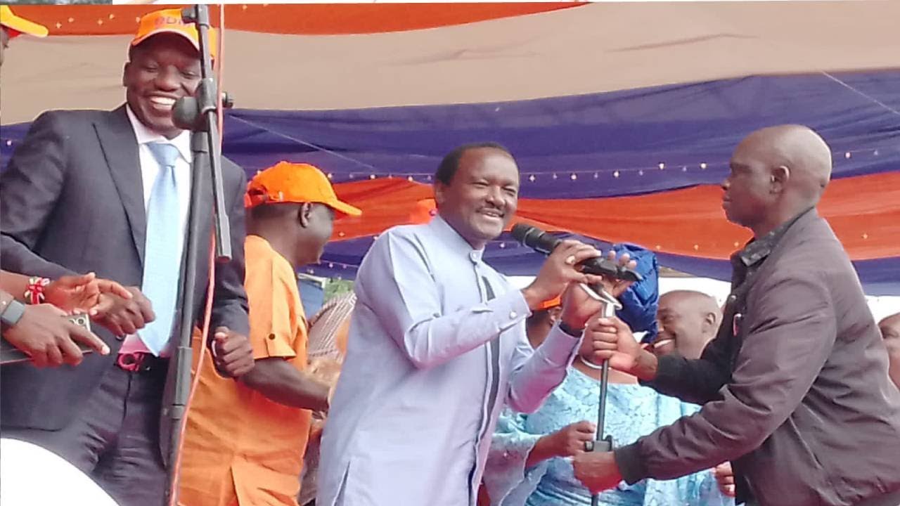 LIVE: GOV SIMBA, AZIMIO LEADER KALONZO LEADING THE FUNERAL OF THE LATE SIMON OGARI