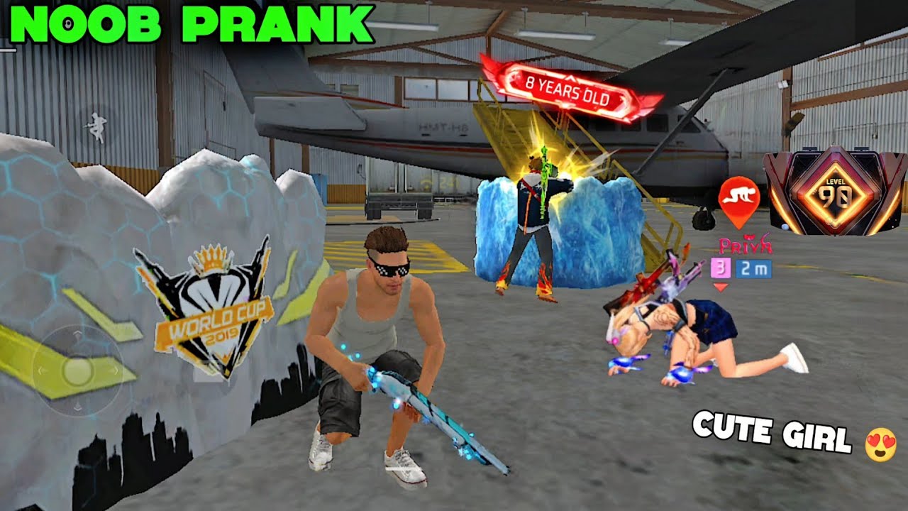 Worldchat Noob Prank With Girl 😍 लेकिन Collection Versus हो गया 😨 New Funny Prank 😂 Garena Free Fire