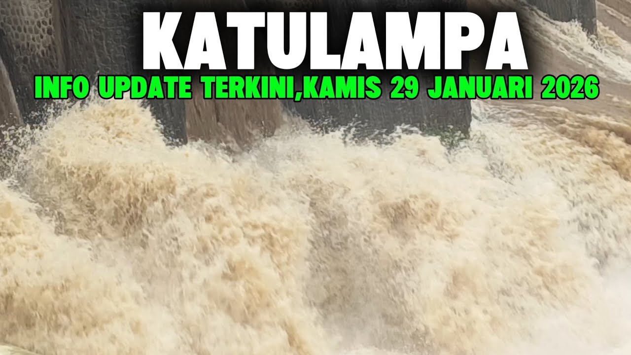 WASPADA‼️Info terkini DEBIT AIR KATULAMPA BOGOR 