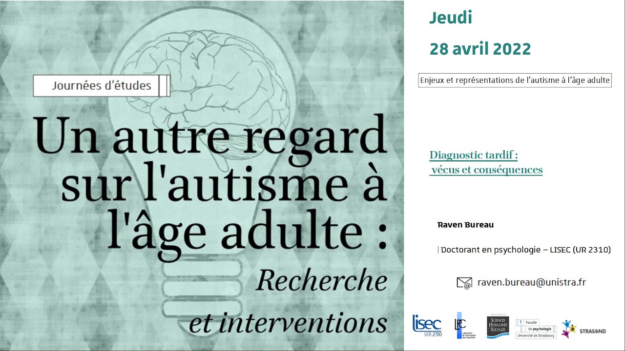 Diagnostic tardif : vécus et conséquences - Raven Bureau, Marie Sauner et Stéphanie