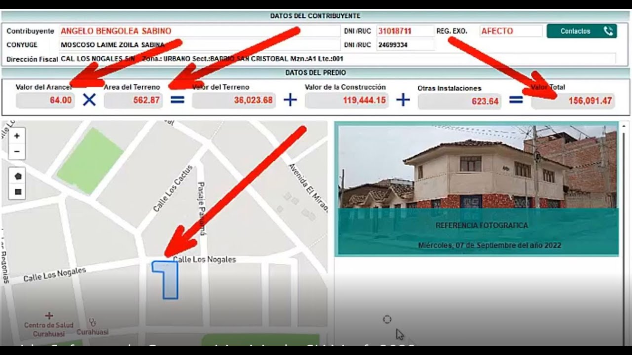 Software de Catastro Municipal  Urbano y RURAL  SIAMsoft 2022