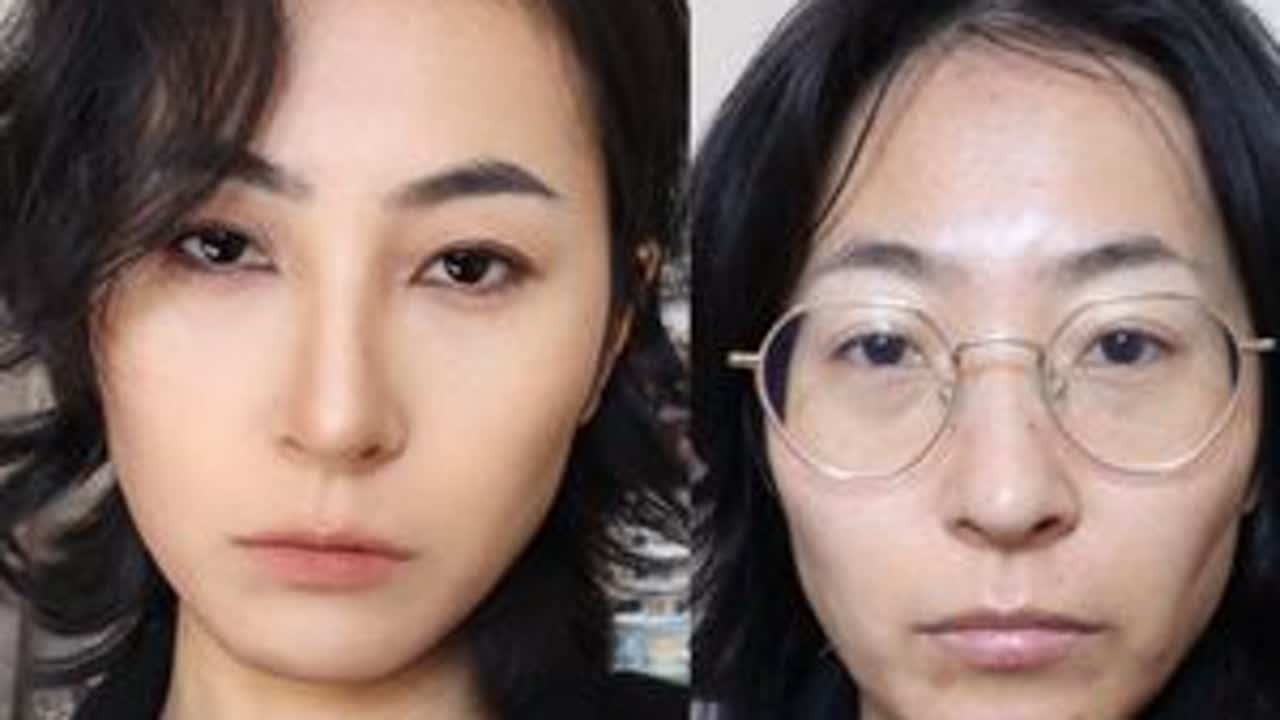 一个酷帅的妆 #原相机 #美妆百万新星计划 #普通人化妆 不爱网红妆的人适合看我的视频！