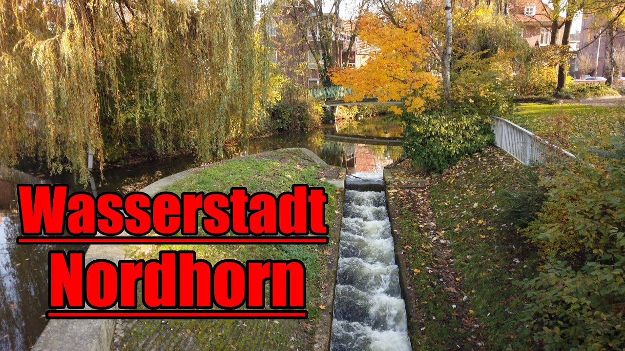 4K Nordhorn in Niedersachsen, auch die Wasserstadt genannt.
