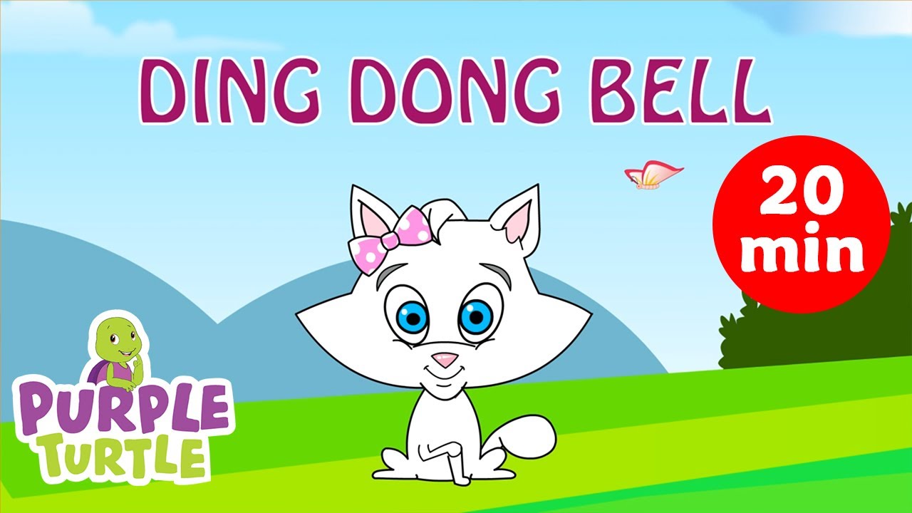 Nursery Rhymes + more | Ding Dong Bell | Purple Turtle Kids Songs