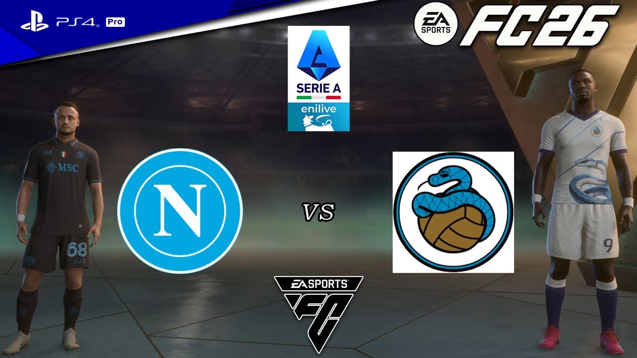 FC26 - SSC Napoli vs. Lombardia - Serie A Match  | PS4™ Pro [4K HDR]