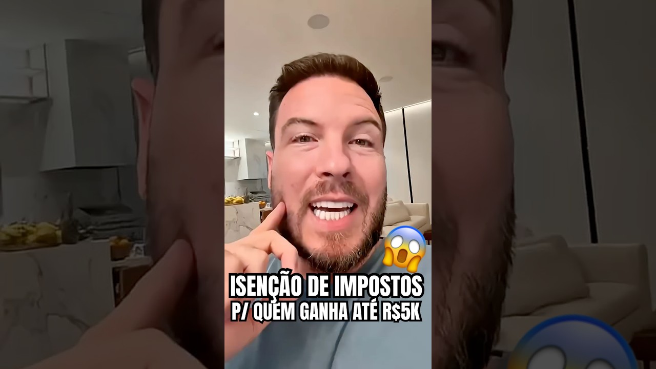 ISEN&Ccedil;&Atilde;O DE IR PARA QUEM GANHA AT&Eacute; R$5.000,00