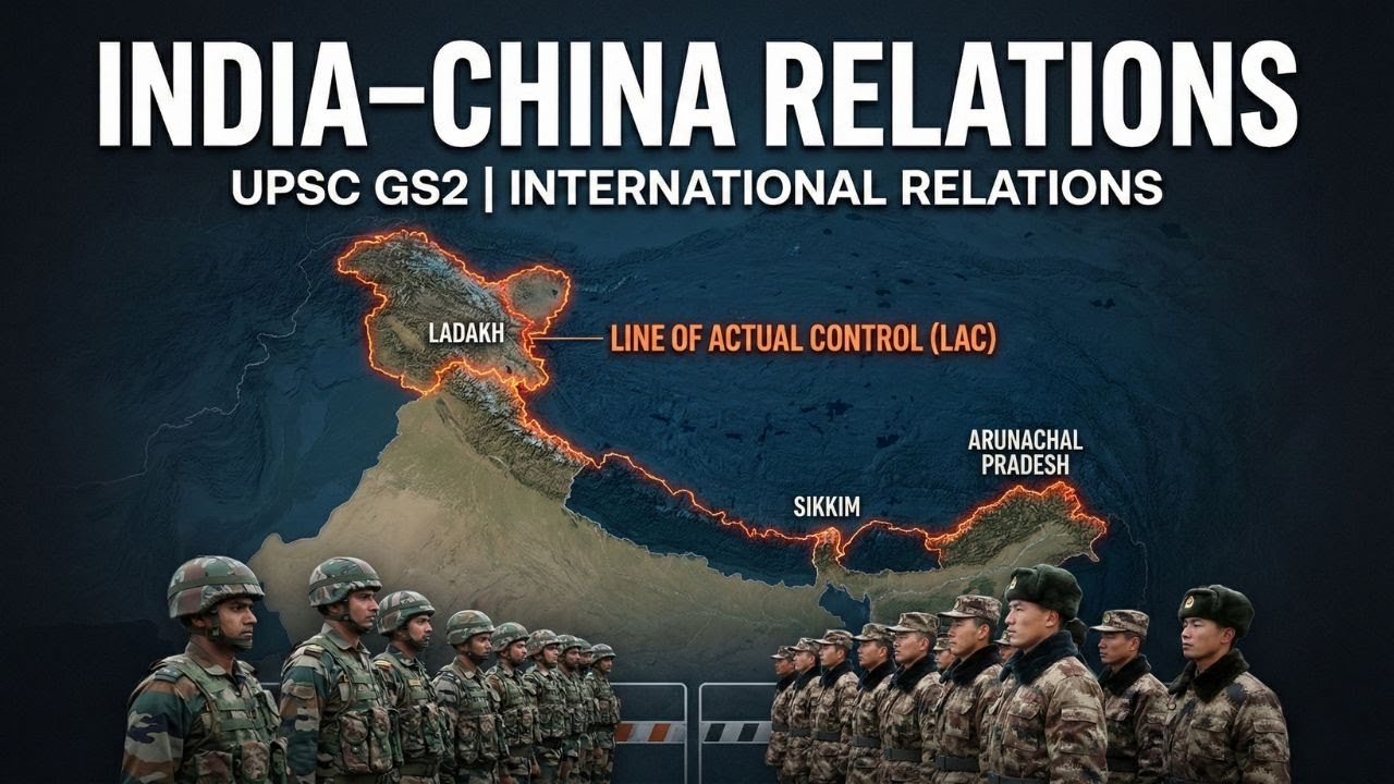 UPSC GS-2 | From Doklam to LAC | India–China Relations  #mahavidyarthiupsc