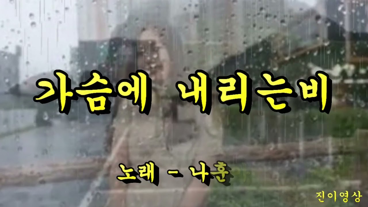 가슴에 내리는비  -  나훈아