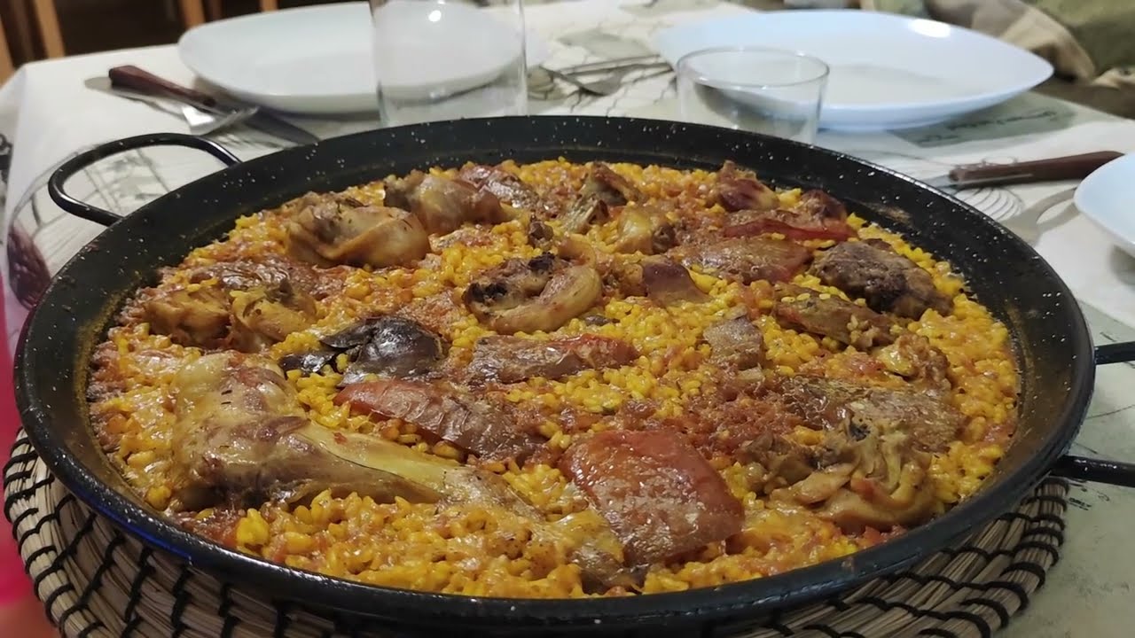 ARROZ Y CONEJO casero estilo Pinoso SIN CARACOLES