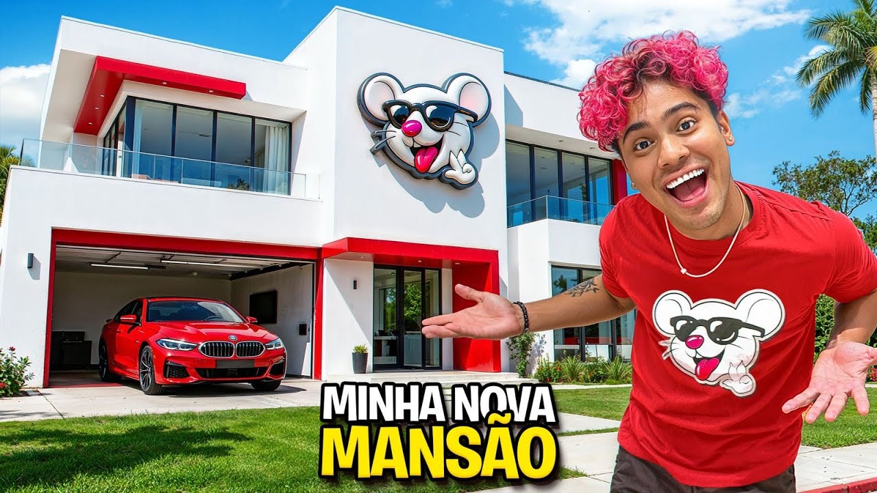 PASSEI A NOITE NA NOVA MANS&Atilde;O ABREU * troquei de casa?