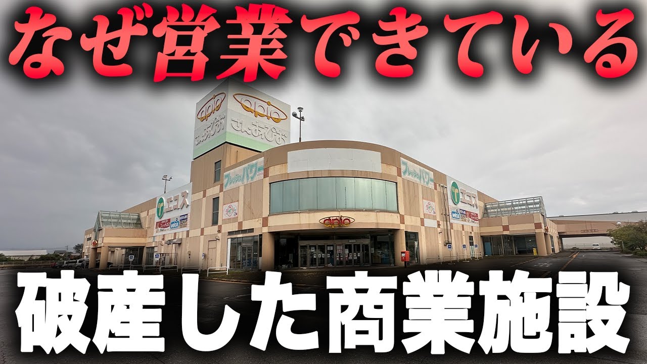 2社で所有して1社破綻して建物の半分が廃墟。土浦市の限界商業施設“さんあぴお”