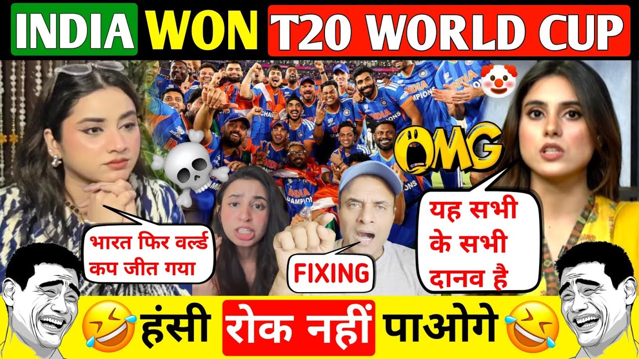 Pakistani Media shocked 😯 reaction on Indian cricket team won T20 World Cup 2026 #cricket 