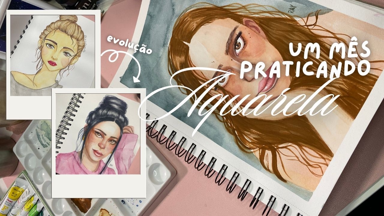 Praticando aquarela sem medo!