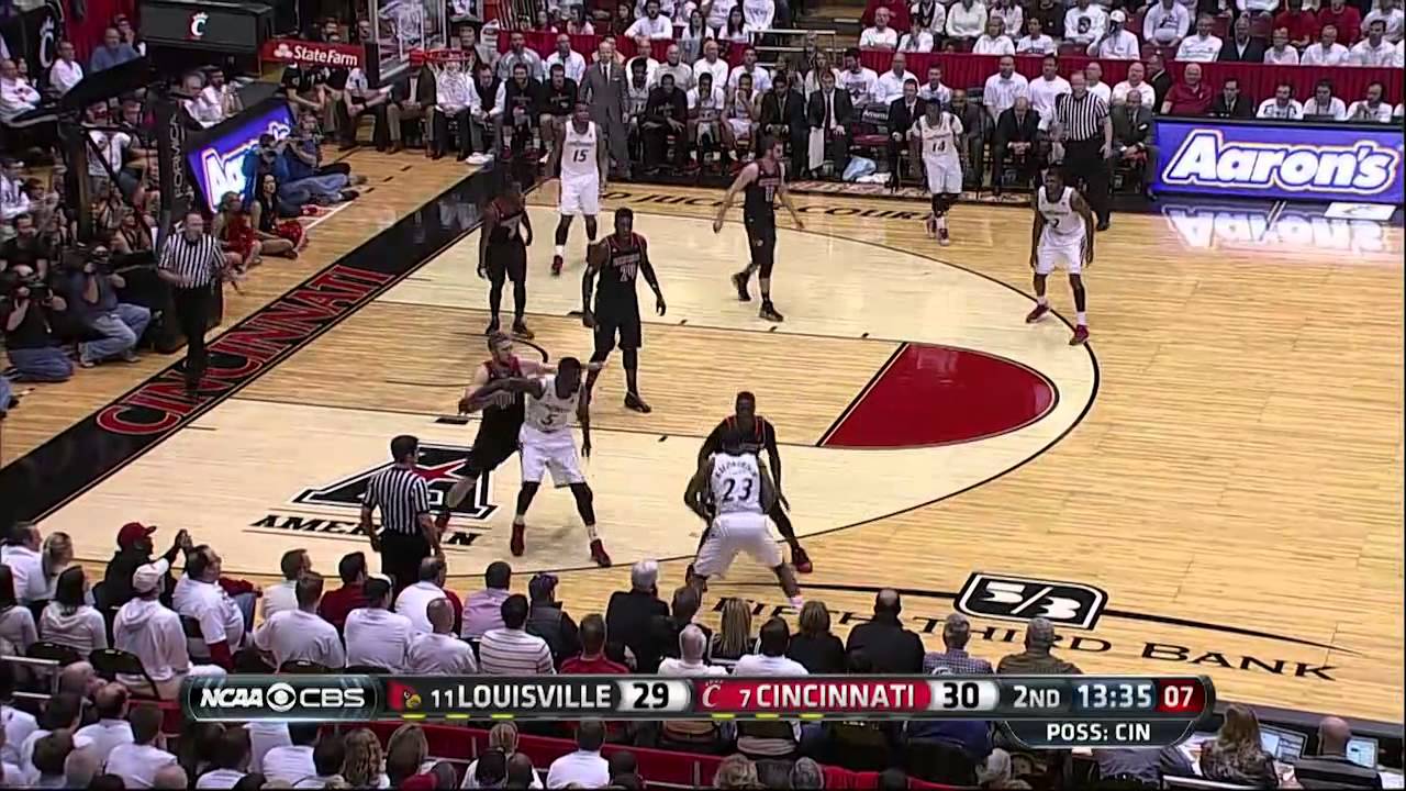 #11 Louisville @ #7 Cincinnati (2/22/2014) (fixed audio)