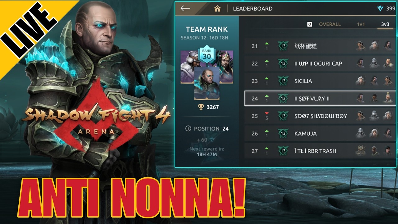 Anti Nonna Sarge Gameplay in Shadow Fight 4 Arena Live 2026 Best Counter Strategy