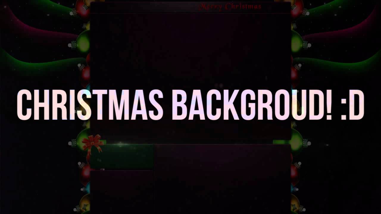 Merry Christmas Youtube Template (PSD + FULL RIGHTS)
