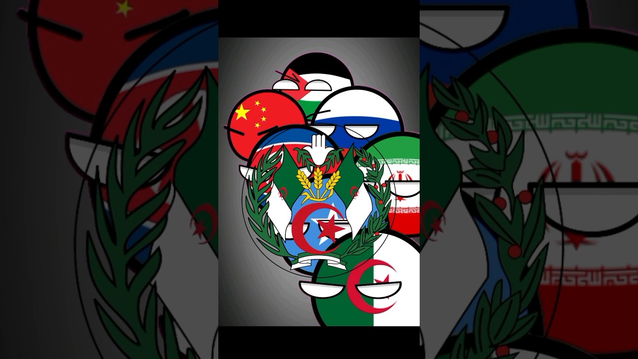 Eternal Enemies || Morocco Vs Algeria || [ CountryBalls ] || #countryballs #shorts