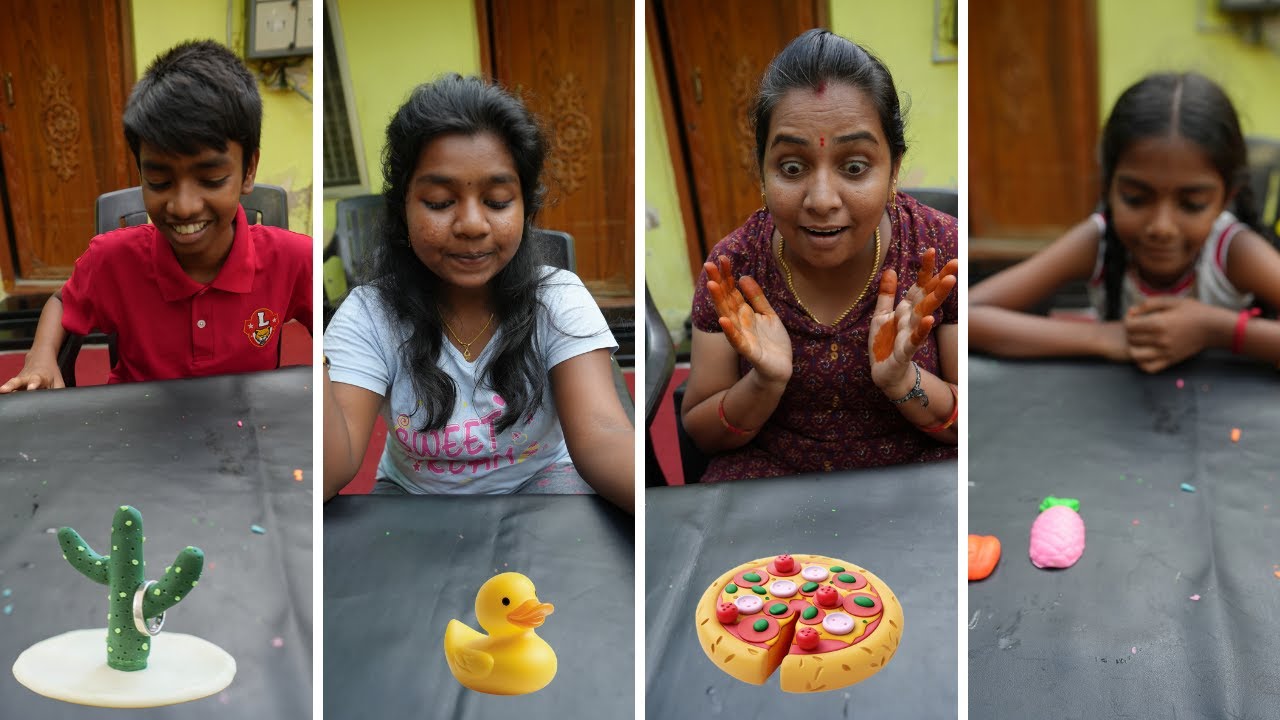 Clay Challenge | Clay வச்சு இவங்க என்ன என்னமோ செய்யுறாங்க !!! Mrs.Abi Time