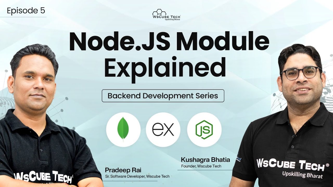 What is a Module in Node JS and Its Types? | Learn Backend Development Ep.5