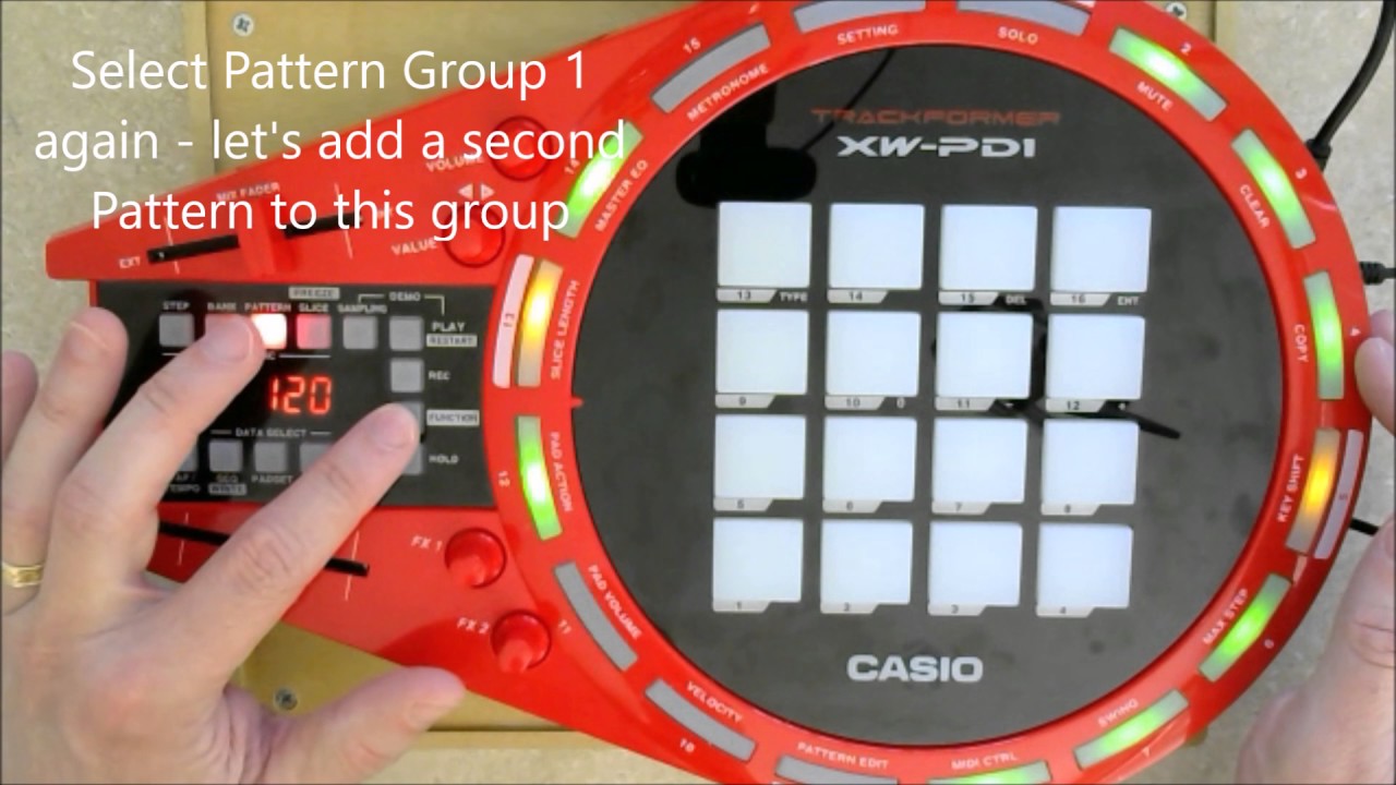 Casio XW-PD1 Trackformer Tutorial