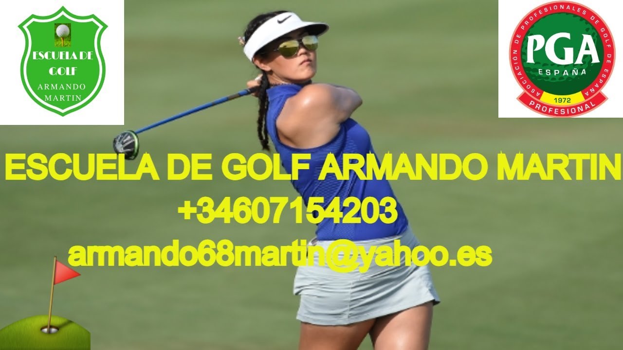 ⛳⛳COMO APRENDER EL SWING DE MICHELLE WIE⛳CLASES GOLF MADRID⛳