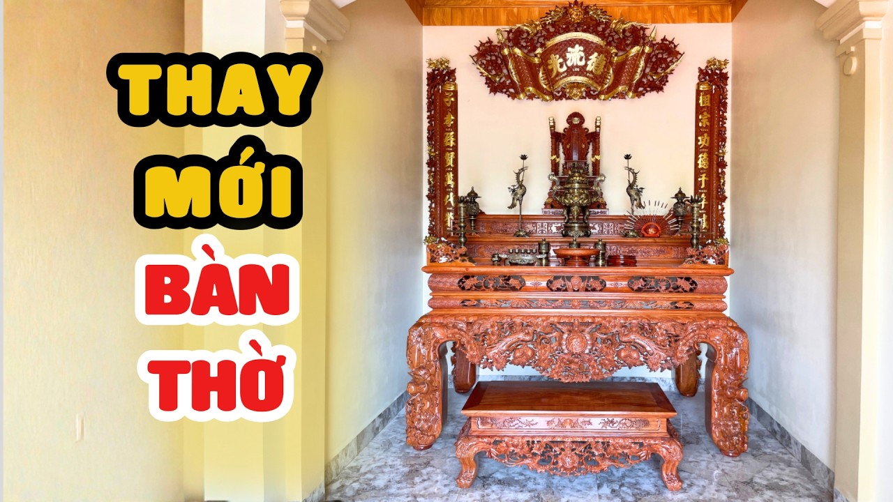 Cả Đời Tiết Kiệm Xây Nhà, Thay Mới Bàn Thờ Gia Tiên Vua Sập Thờ - Thỏa Mong Ước Bấy Lâu