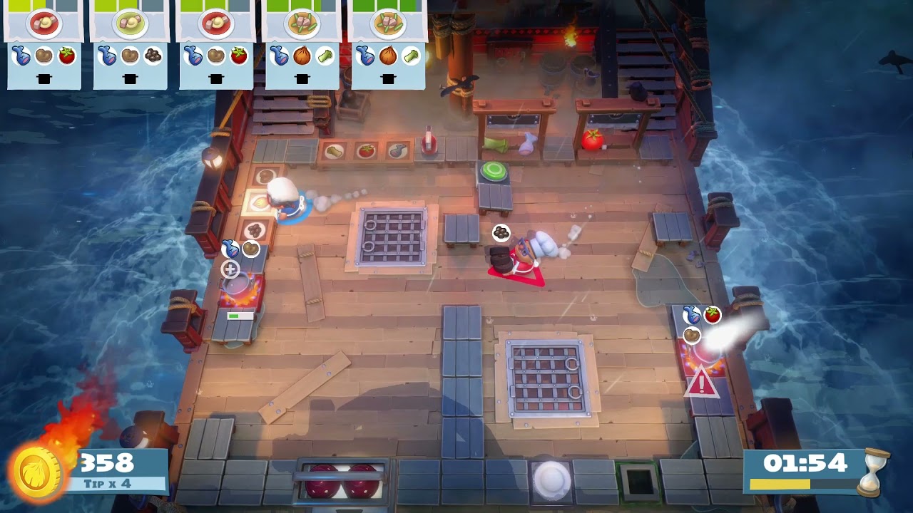 Overcooked  All You Can Eat - New Extra Trimmings - The Ever Peckish Rises 1-1 4 stars 2 Player
