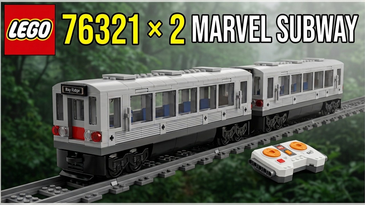 LEGO Trains. Неожиданное пополнение. Поезд из двух 76321