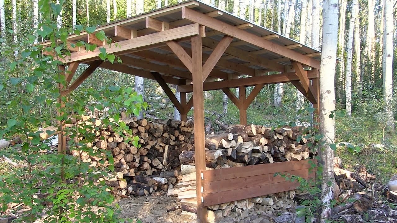 Сарай из дров, не подключенный к электросети....... от начала до конца