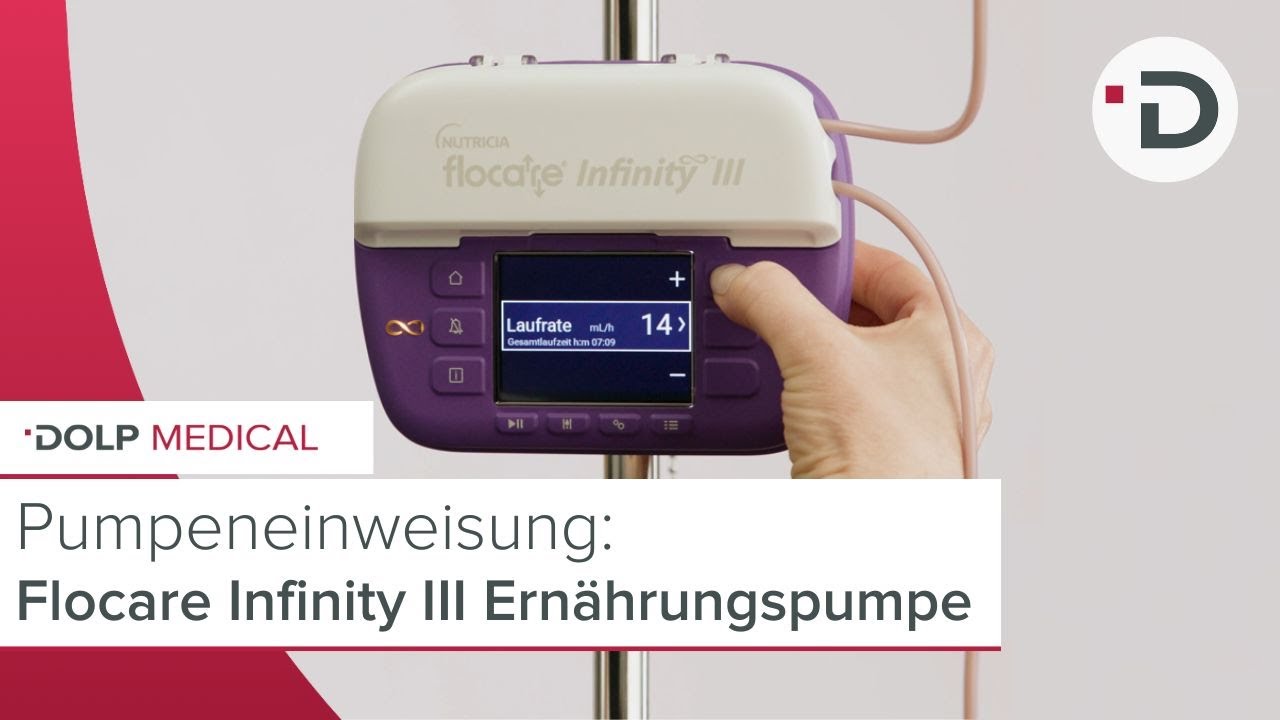 Flocare Infinity III Ernährungspumpe: Programmierung und Alarme I DOLPEDIA