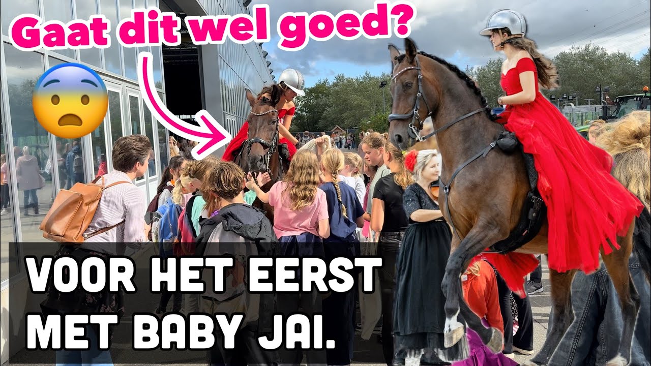 Baby Jai voor het eerst in Jurk | Horse Event Youth 2025