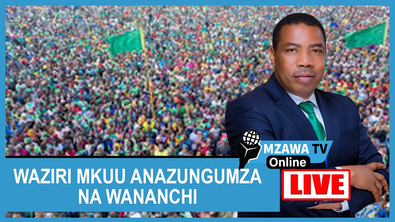 🔴#LIVE: WAZIRI MKUU ANAZUNGUMZA NA WANANCHI WA MTO WA MBU