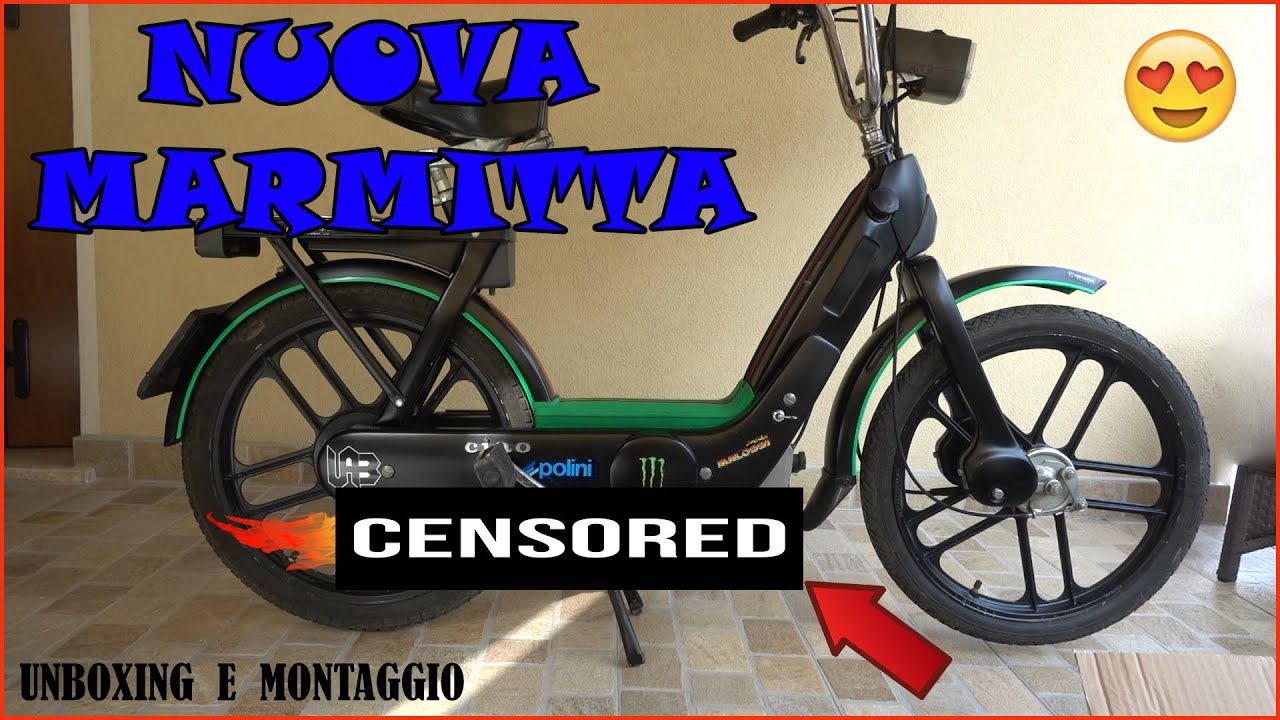 NUOVA MARMITTA PER IL MIO CIAO! 😍