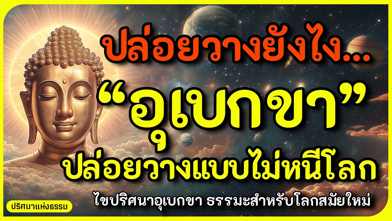 ไขปริศนาอุเบกขา ธรรมะสำหรับโลกสมัยใหม่ l ปล่อยวางยังไง…ในโลกที่ต้องควบคุมทุกอย่าง