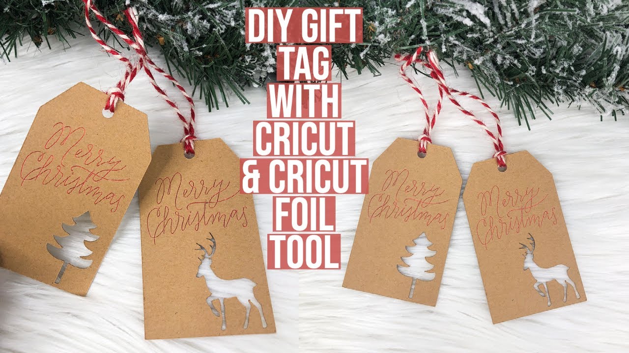 КАК СДЕЛАТЬ ПОДАРОЧНЫЕ БИРКИ С ПОМОЩЬЮ CRICUT EXPLORE AIR 2 И НАБОРА ДЛЯ ПЕРЕНОСА ФОЛЬГИ CRICUT