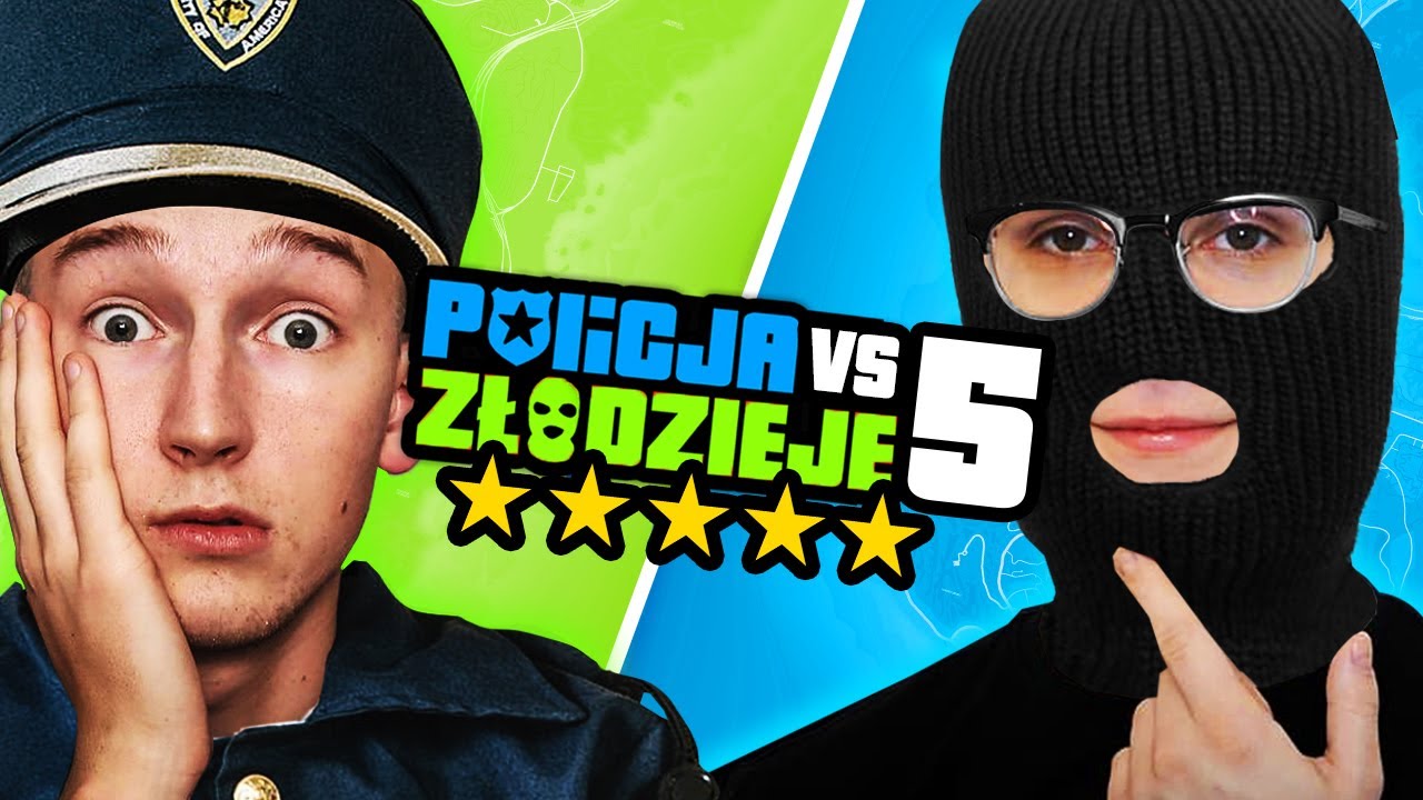 GTA V - POLICJA vs ZŁODZIEJE 5! #5 🧪