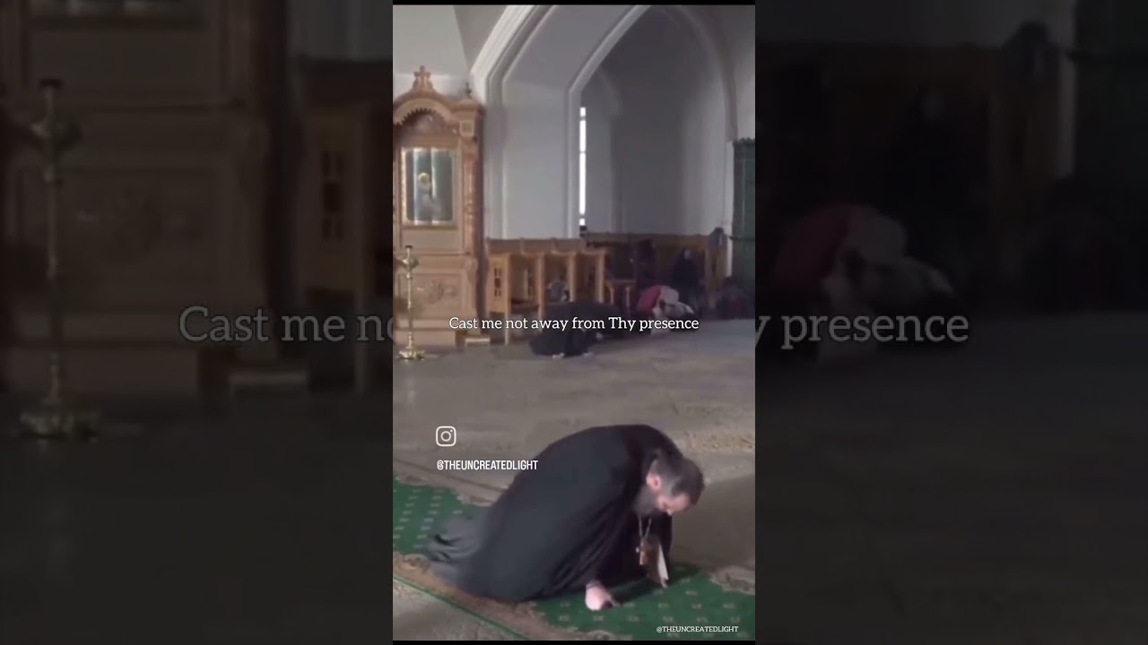 chrześcijańska modlitwa pokłonowa starego kościoła