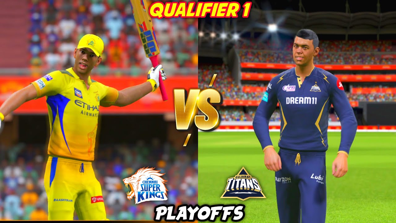 🔥 PLAYOFFS | QUALIFIER 1 | CSK vs GT | IPL 2025 | CRICKET 24