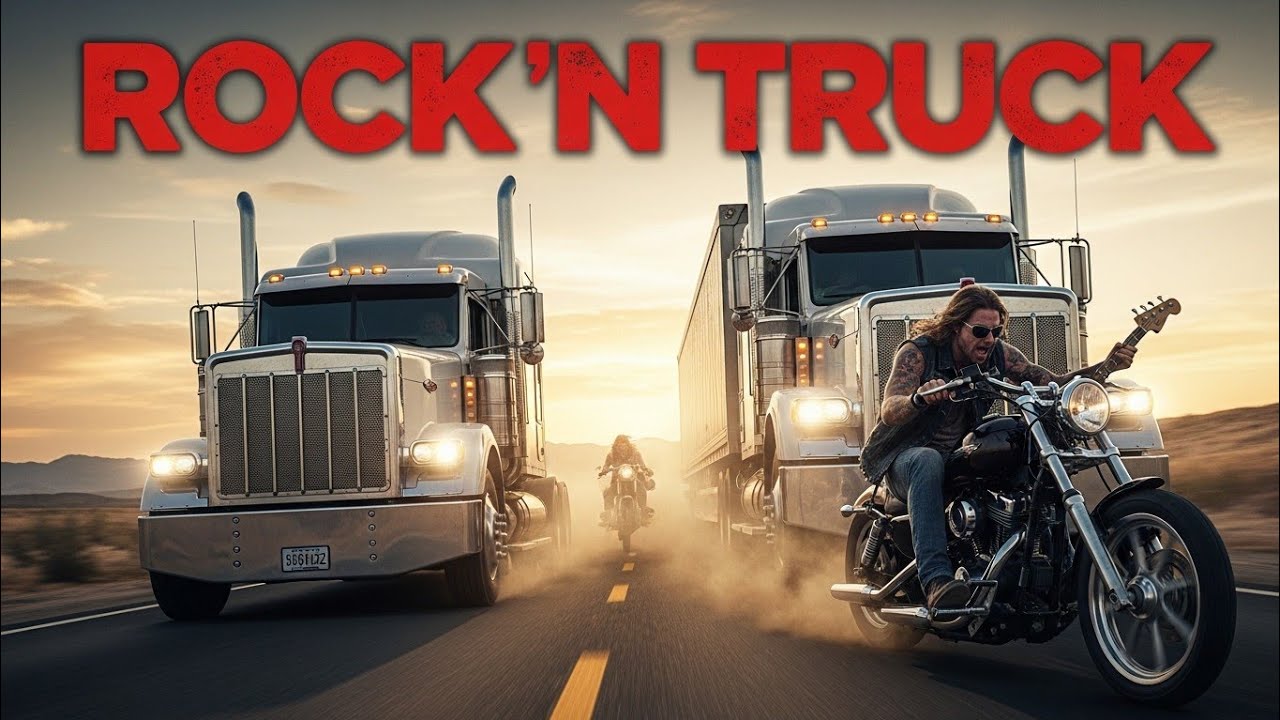 Highway Rock Trucker Driving Playlist | Sunset Country Rock for Long Haul Drivers.