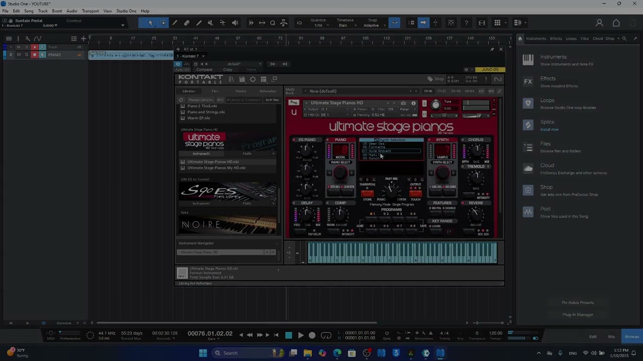 Лучшие госпел-кейсы VST 2025 (фортепиано и пэды)