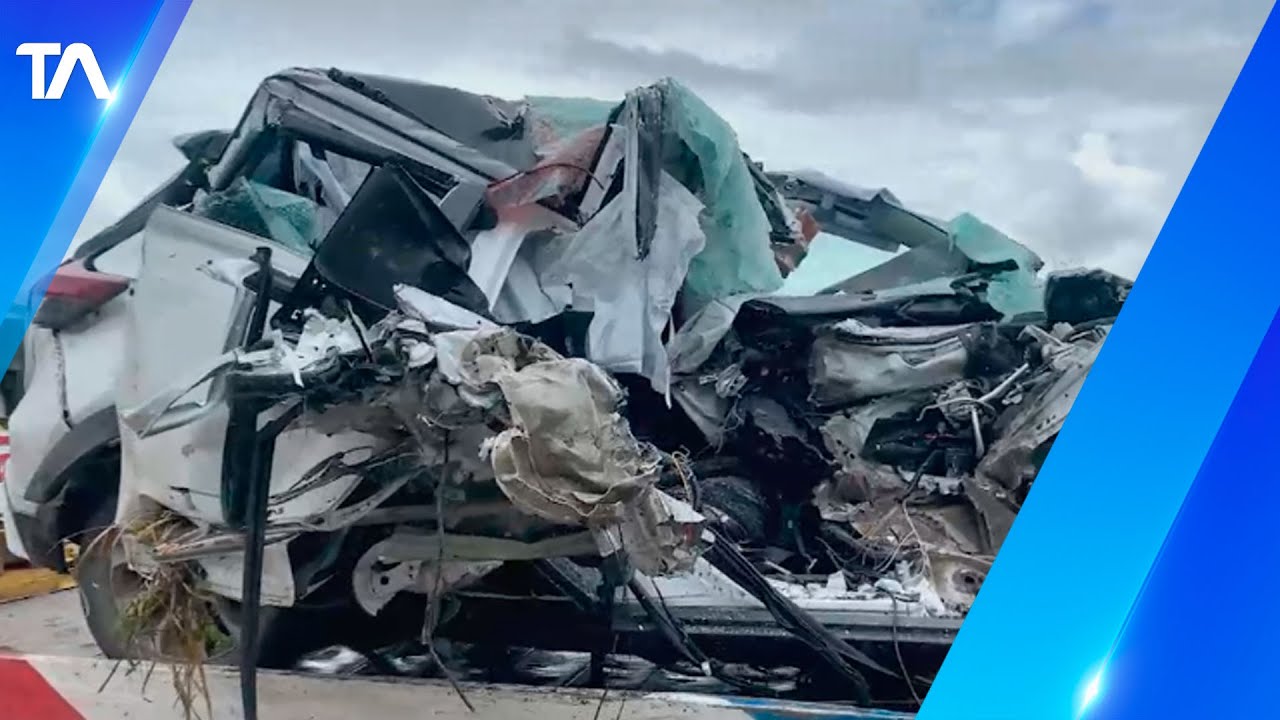 Fatal accidente de tránsito deja dos muertos en Azuay
