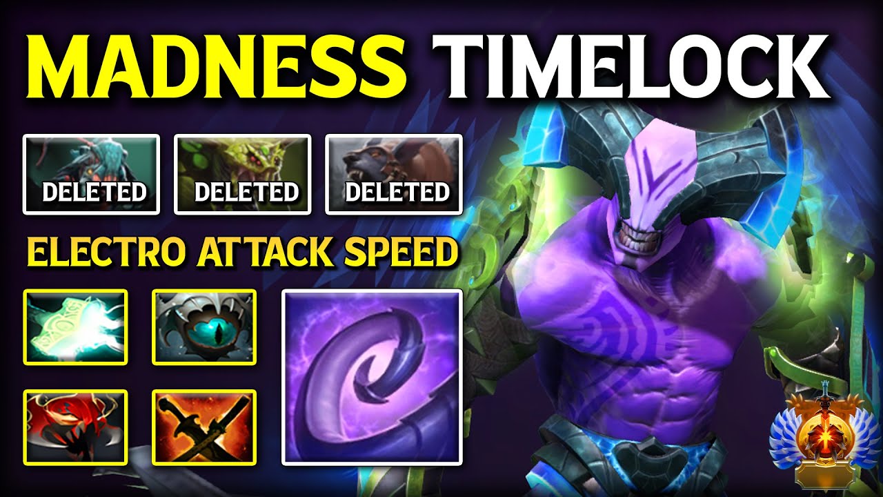 MADNESS TIMELOCK CARRY Faceless Void | With Electro Slow Attack Speed Build Destroys ALL Dota 2
