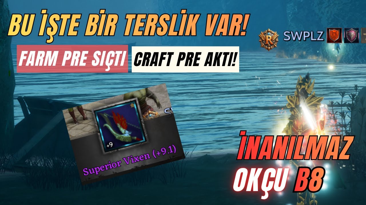Rise Online İNANILMAZ OKÇU 8 | BU İŞTE BİR TERSLİK VAR MI SİZCE? CRAFT PRE AKTI | YENİ TAKILAR ALDIK