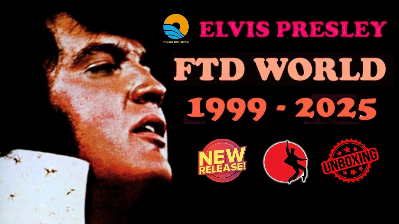 Elvis FTD World 1999-2025: Распаковка нового книжного набора, запечатанного в коробке.
