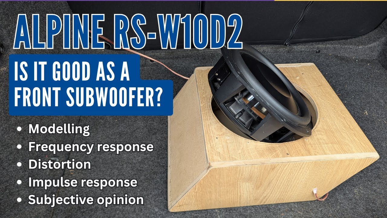 Alpine RS-W10D2 as a front subwoofer testing